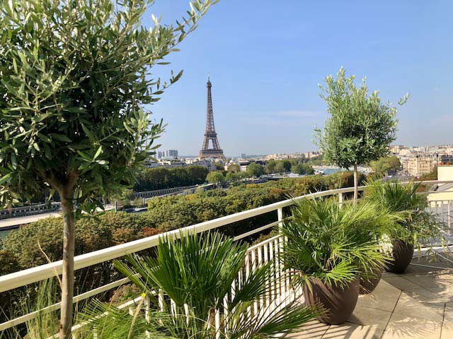 Un jardin sur son balcon à Paris